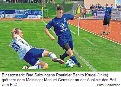 22.04.2018 VfL Meiningen vs. Wacker Bad Salzungen