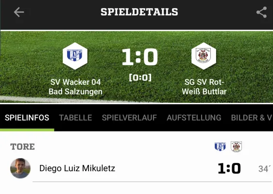 19.05.2019 Wacker Bad Salzungen vs. SV Rot-Weiß Buttlar