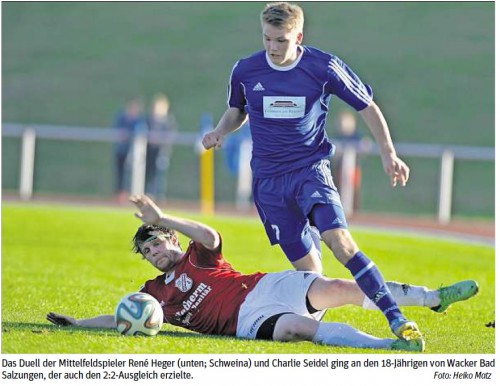 +++ Gerechtes Remis im Derby gegen Schweina +++