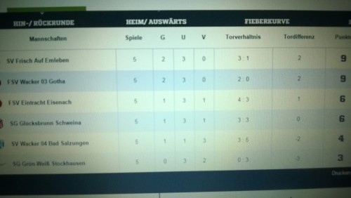 F-Junioren fünf beste Mannschaft in Westthüringen