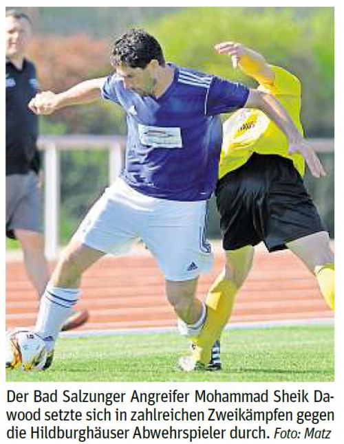 Wacker 04 Bad Salzungen - Eintracht Hildburghausen 3:2 (2:0)