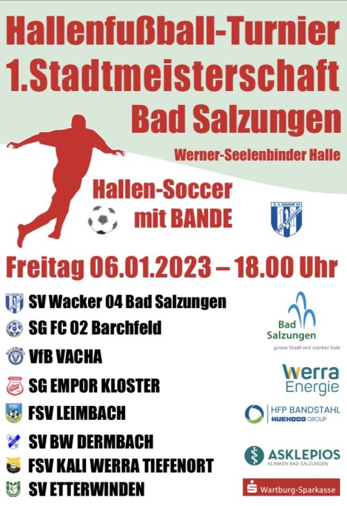 Teilnehmerfeld 1. Stadtmeisterschaft