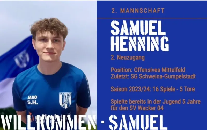 Willkommen - Samuel!