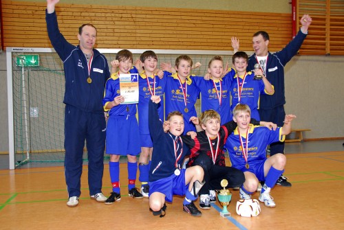 Glückwunsch !!! Unsere D-Junioren gewinnen Hallen-BM