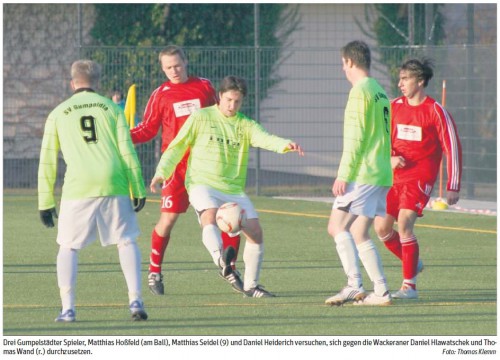 Knapper Sieg im Derby