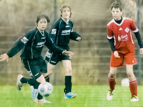 C-Junioren Training im Stadion (Werner-Seelenbinder Halle)