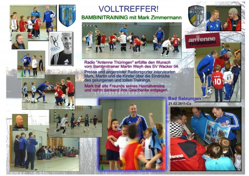 ++ Mark Zimmermann trainierte Bambini, jetzt Fotoalbum!!! ++