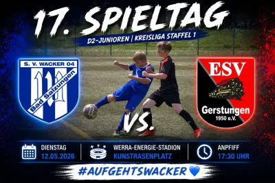(D2) Wacker D2 empfängt Gerstungen zum heißen Saisonendspurt 🔥⚽