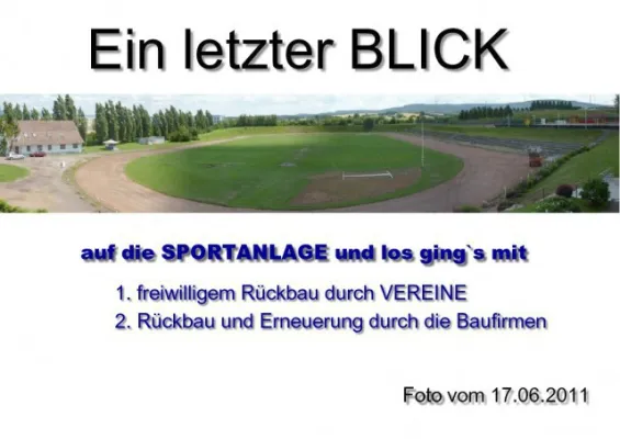 ++ Baustelle Stadion ++