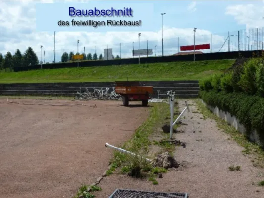 ++ Baustelle Stadion ++