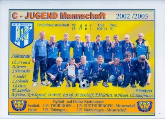 Mannschaften vergangener Jahre